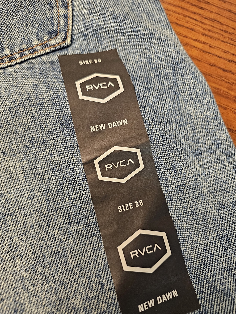 RVCA New Dawn Men's Light Blue Relaxed Jeans